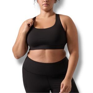ATHLETA Ultimate Ease Bra - Plus 1X D/DD+ Black